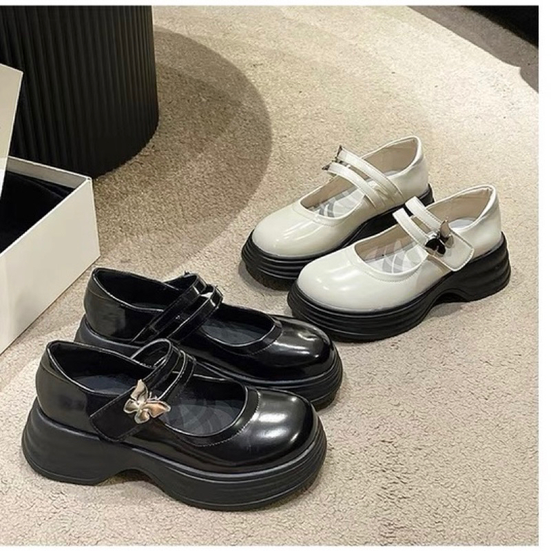 Giày lolita nữ đế nhẹ êm thời trang phong cách ulzzang giày đi học đi chơi. Ms: LOLITA 2619