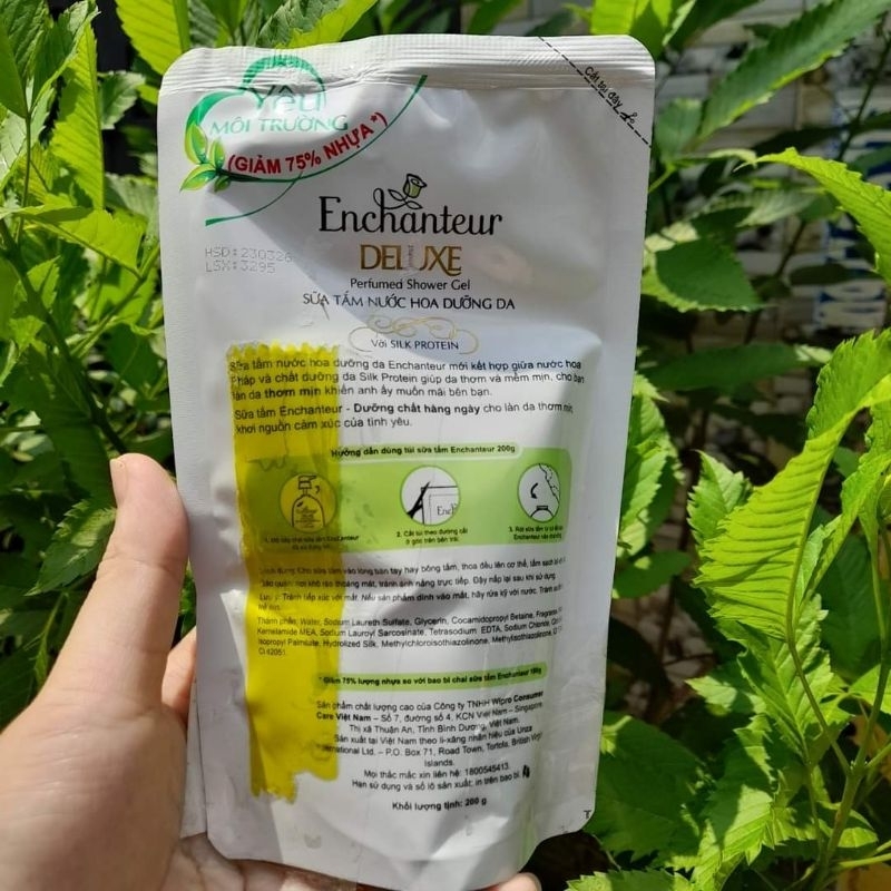 Sữa tắm enchanteur charming 200 gr/ enchanteur sensation, enchanteur delightful - enchanteur magic - enchanteur romatic