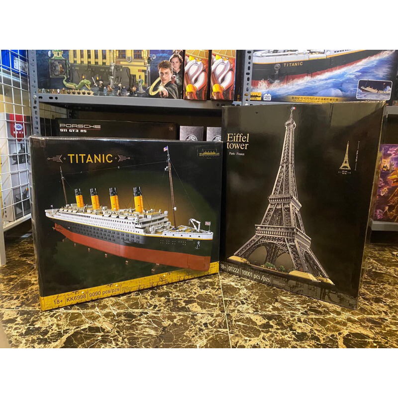 Đồ chơi lắp ráp 6998 8998 77000 82996 10294 Mô hình Tàu Titanic siêu to - Xếp hình thông minh