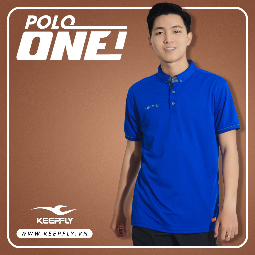 Áo Polo, áo thun thoáng mát - Mẫu Polo ONE chính Hãng Keep Fly.