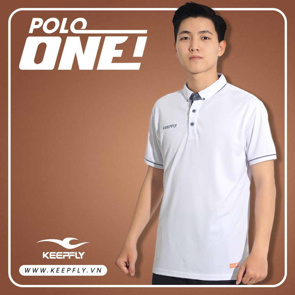 Áo Polo, áo thun thoáng mát - Mẫu Polo ONE chính Hãng Keep Fly.