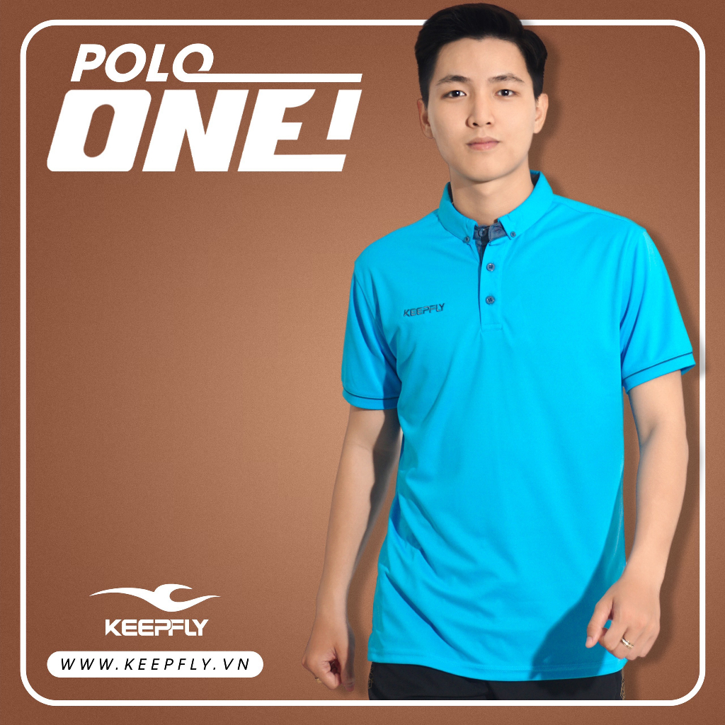 Áo Polo, áo thun thoáng mát - Mẫu Polo ONE chính Hãng Keep Fly.