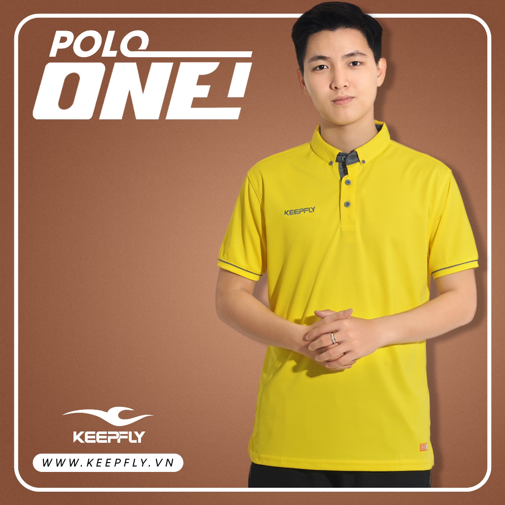Áo Polo, áo thun thoáng mát - Mẫu Polo ONE chính Hãng Keep Fly.