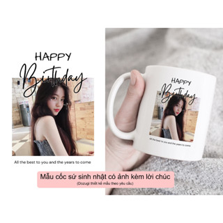 In cốc sứ, ly sứ, in ảnh, in hình, in logo, in chữ, thông điệp miễn phí thiết kế theo theo yêu cầu, in từ 1 cốc