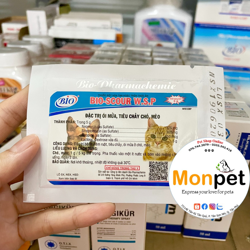 Bột Bio cho chó mèo gói 5gr