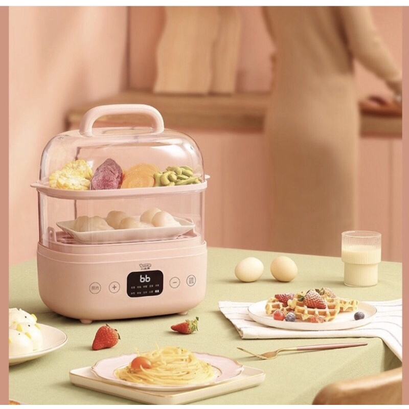 Nồi Hấp Điện Đa Năng 2 Tầng Lotor DZG-1 Dung Tích 6L Công Suất 800W Hàng Chính Hãng Bảo Hành 12 Tháng