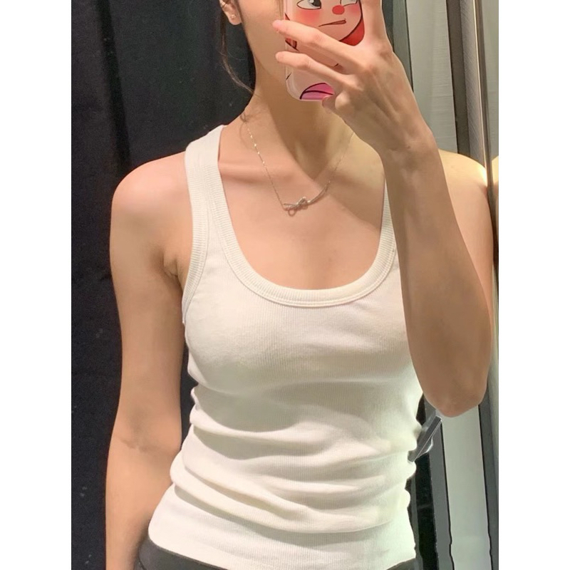 Áo 3 lổ tanktop form dài zara , thun gân dày đẹp vnxk
