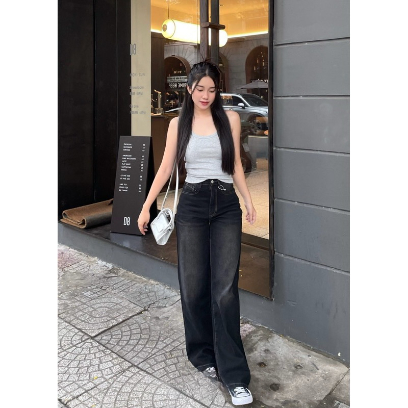 Áo 3 lổ tanktop form dài zara , thun gân dày đẹp vnxk