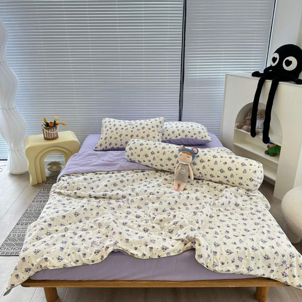 Siêu Phẩm Bộ 5 Món Đũi Chăn Chần bông Sơ Đậu Nành - cb1