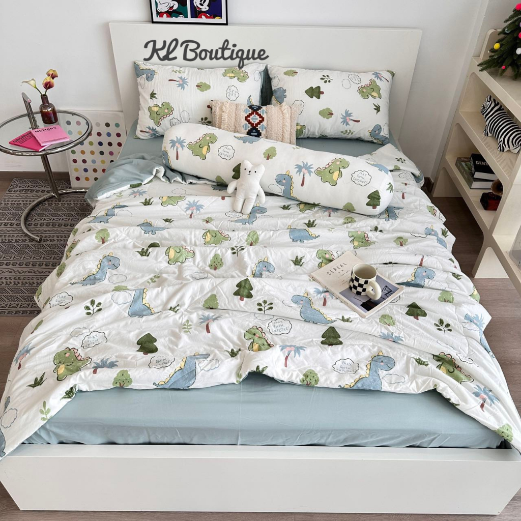 Siêu Phẩm Bộ 5 Món Đũi Chăn Chần bông Sơ Đậu Nành - cb1