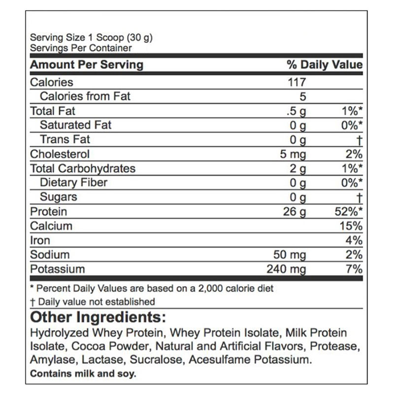 Sữa Hỗ Trợ Tăng Cơ - SAMPLE NUTRABOLICS HYDROPURE 30Gram