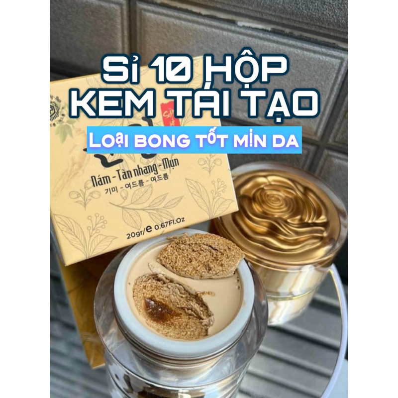 Sỉ 10 hộp kem tái tạo đặc bở handmade