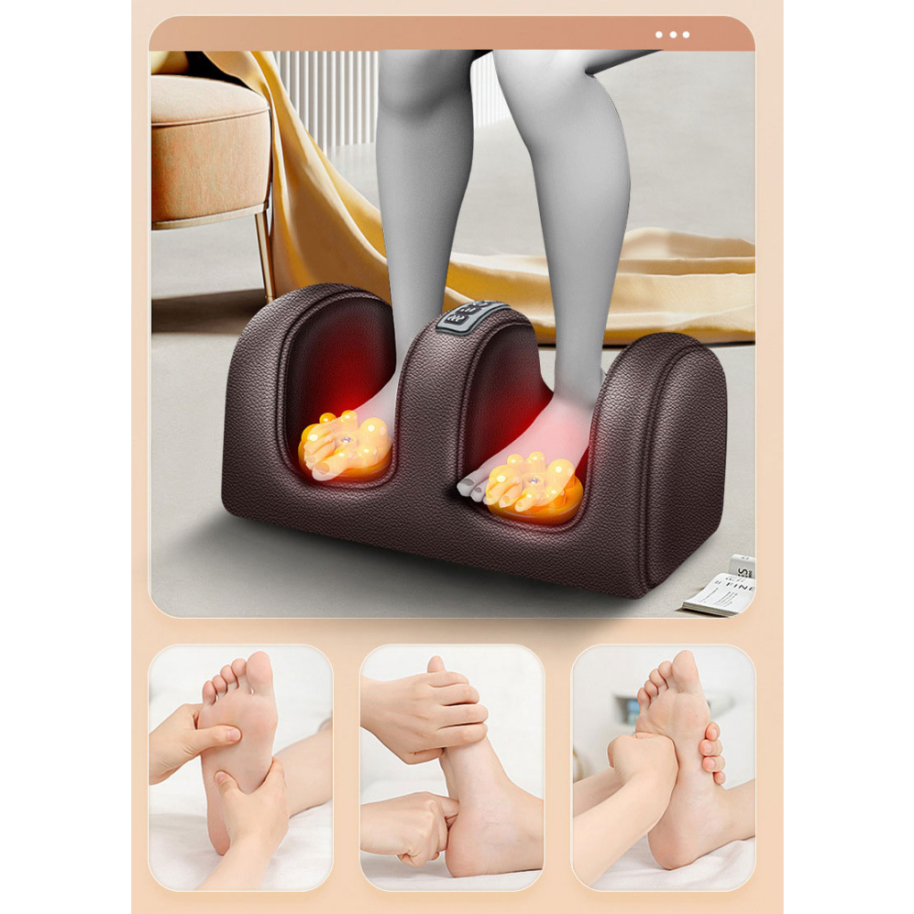 Đệm massage toàn thân, nệm massage xoa bóp kèm gối thảo mộc và massage chân, máy massage cổ vai gáy