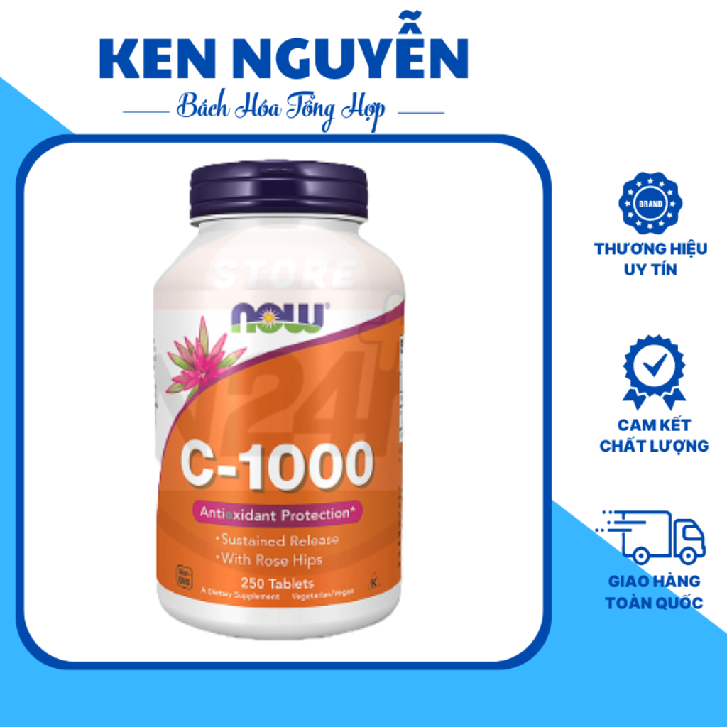 Vitamin C Viên Bổ Sung Vitamin C Tăng Sức Đề Kháng Cơ Thể Now C 1000, Ostrovit Vitamin C 500MG Bronson Vitamin C 500MG
