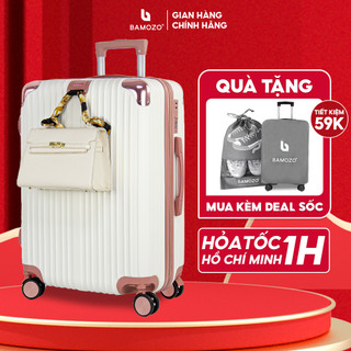 Vali Du Lịch Bamozo 8809, Vali Kéo Size 20, Size 24 Nhựa Chống Va Đập, Chống Trầy Xước - Bảo Hành 5 Năm