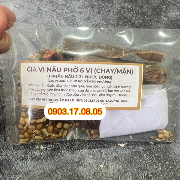 Gia vị phở từ nguyên liệu tự nhiên