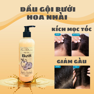 Dầu Gội Bưởi Hoa Nhài thảo dược cô đặc giảm gàu chống rụng thiên nhiên giúp mọc tóc nhanh dài không hóa chất NIE NATURE