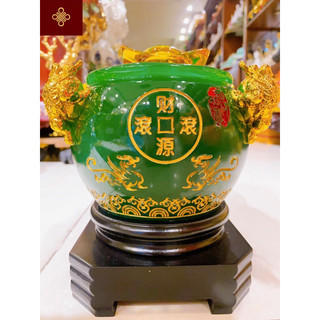 Bát tụ bảo chiêu tài chiêu lộc (Hũ chiêu tài) (Cao 20, dài 16, rộng 16)