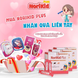 COMBO 6 TẶNG 2HỘP NHỎ và Balô Cho Bé Sirô Ăn Ngon Norikid Plus Nhật Bản