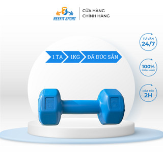 Tạ tay nhựa bát giác Reefit 1kg có ruột