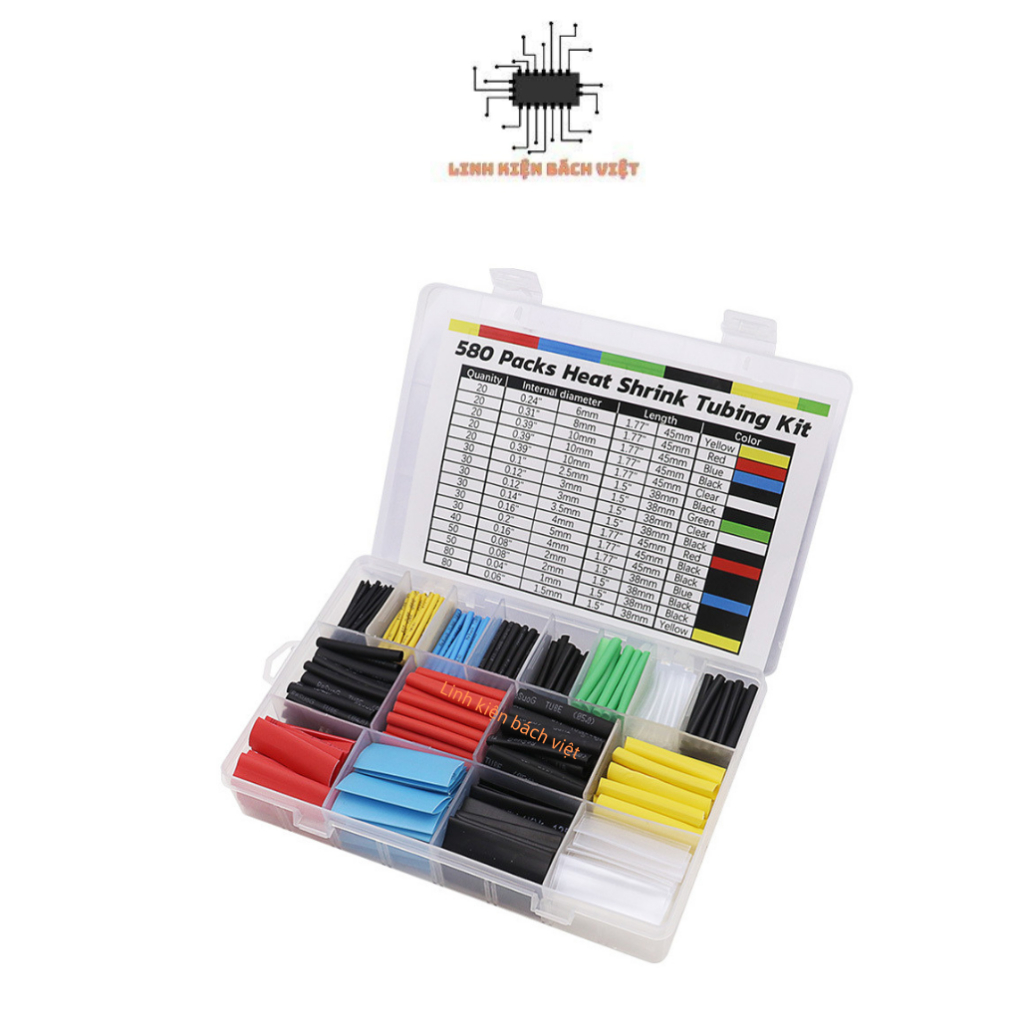 Hộp gen co nhiệt 328 chiếc chất lượng tốt