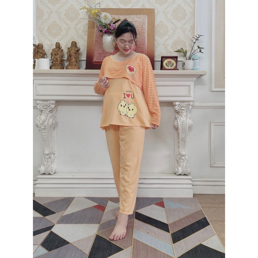 Bộ đồ dài bầu và sau sinh bigsize