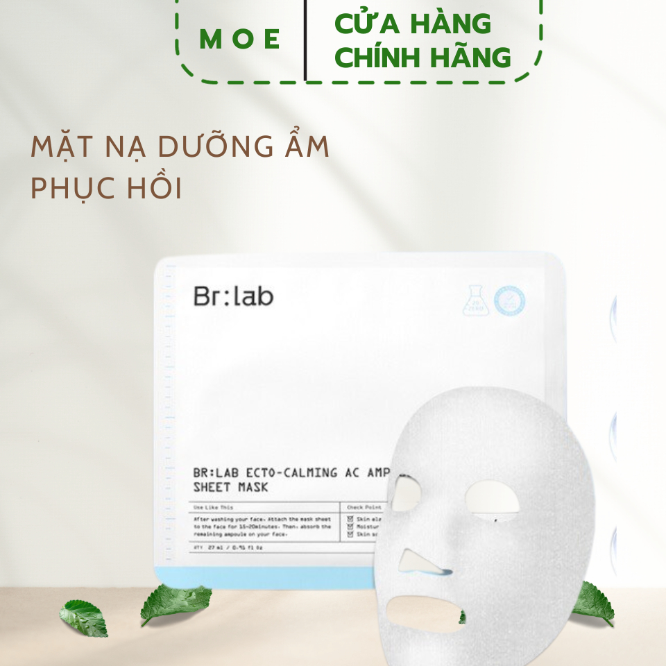 Mặt Nạ Dưỡng Ẩm Phục Hồi Da BRLAB Hàn Quốc Dành Cho Da Khô, Da Nhạy Cảm
