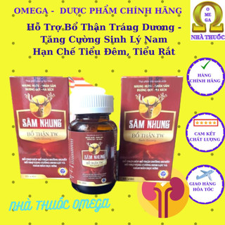 Sâm nhung bổ thận tw - bổ thận tráng dương, hạn chế tiểu đêm, tiểu rắt