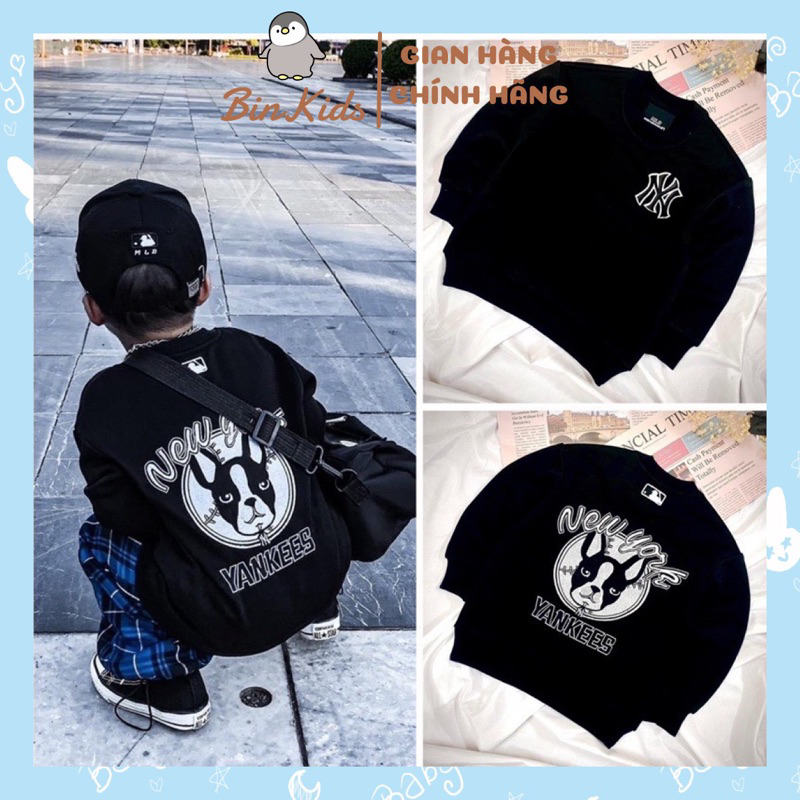 Áo hoodie cho bé New York  from rộng hoddie cá tính ấm áp