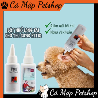 Bột nhổ lông tai cho chó mèo Petis