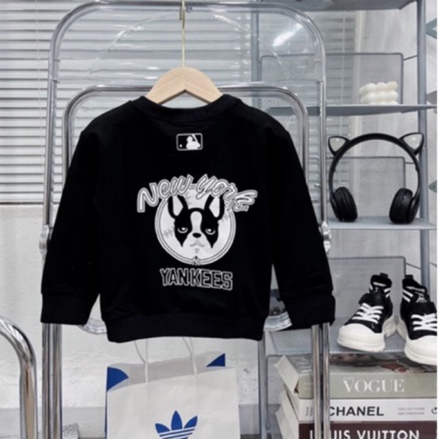 Áo hoodie cho bé New York  from rộng hoddie cá tính ấm áp