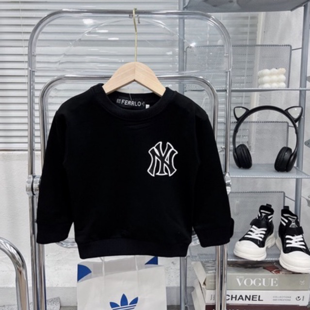Áo hoodie cho bé New York  from rộng hoddie cá tính ấm áp