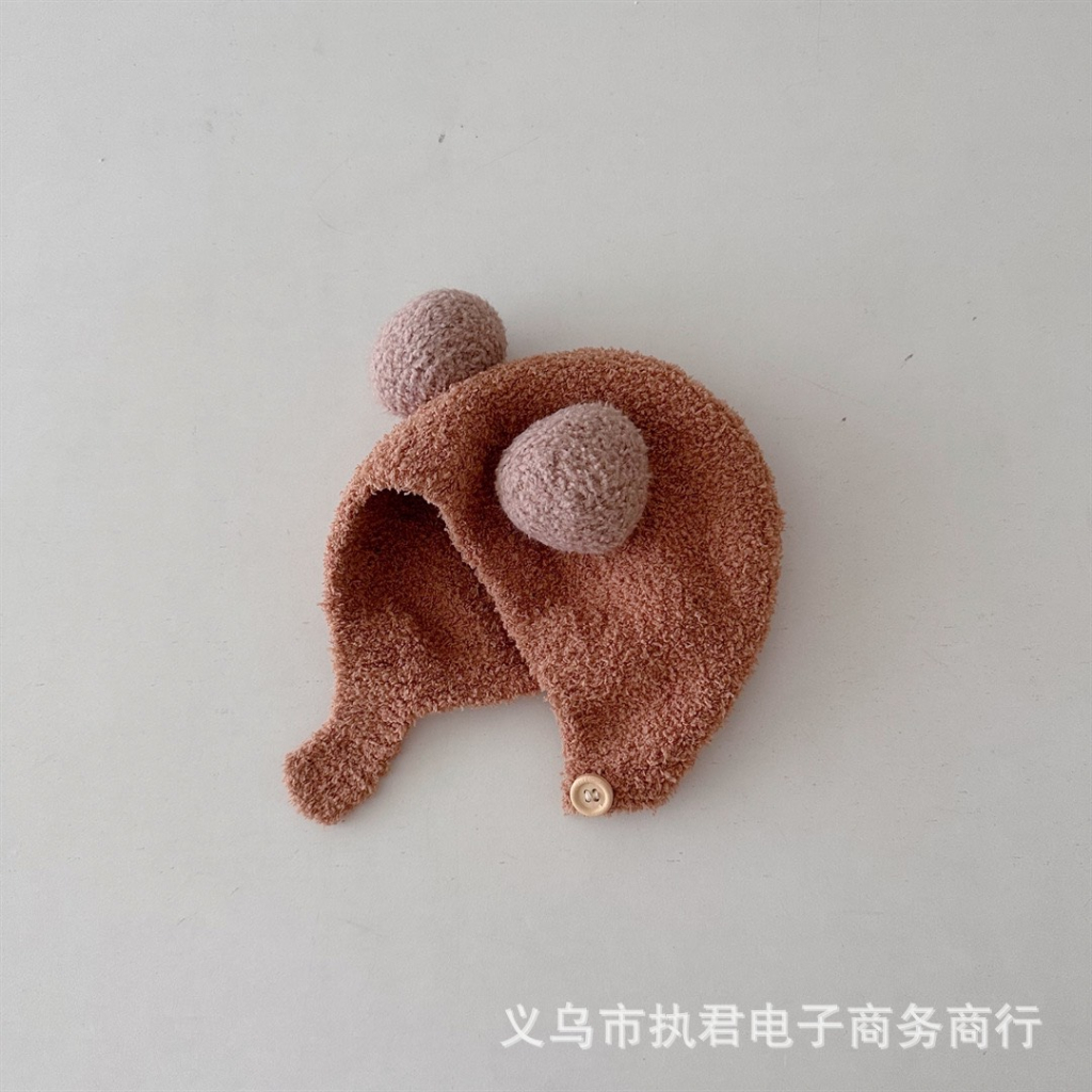 Mũ len cục bông - MU160