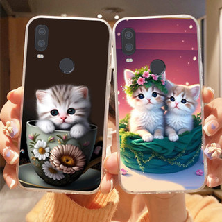 Ốp lưng vsmart Active 1 / vsmart Active 1 Plus / vsmart Active 1+ in hình con mèo siêu dễ thương