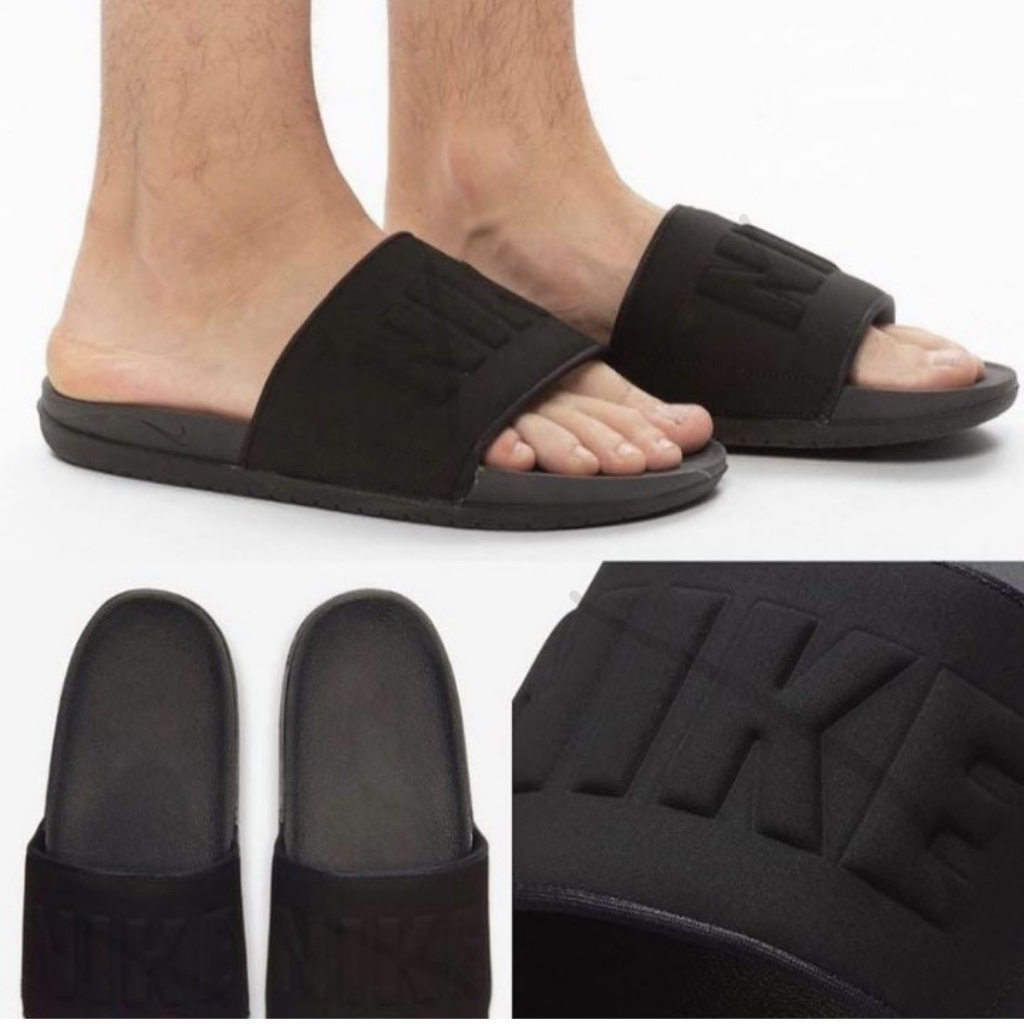 Dép chính hãng Ni.ke OffCourt Slide Allblack BQ4639-003 dép quai ngang nam êm nhẹ thoải mái