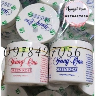 Kem kích trắng da Yuong One Green Rose 250g chữ xanh chứ hồng chuẩn xịn