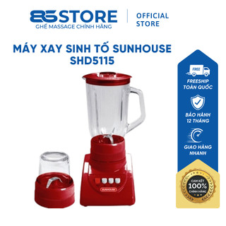 Máy xay sinh tố sunhouse shd5115 thiết kế gọn nhẹ dễ sử dụng xay nhiều loại thực phẩm tiện lợi đa chức năng