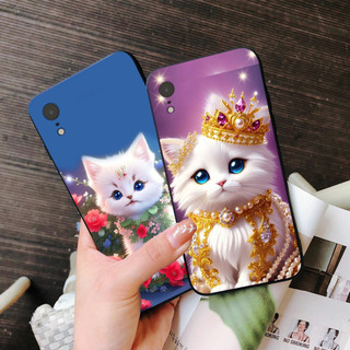 Ốp lưng Iphone XR in hình con mèo siêu dễ thương