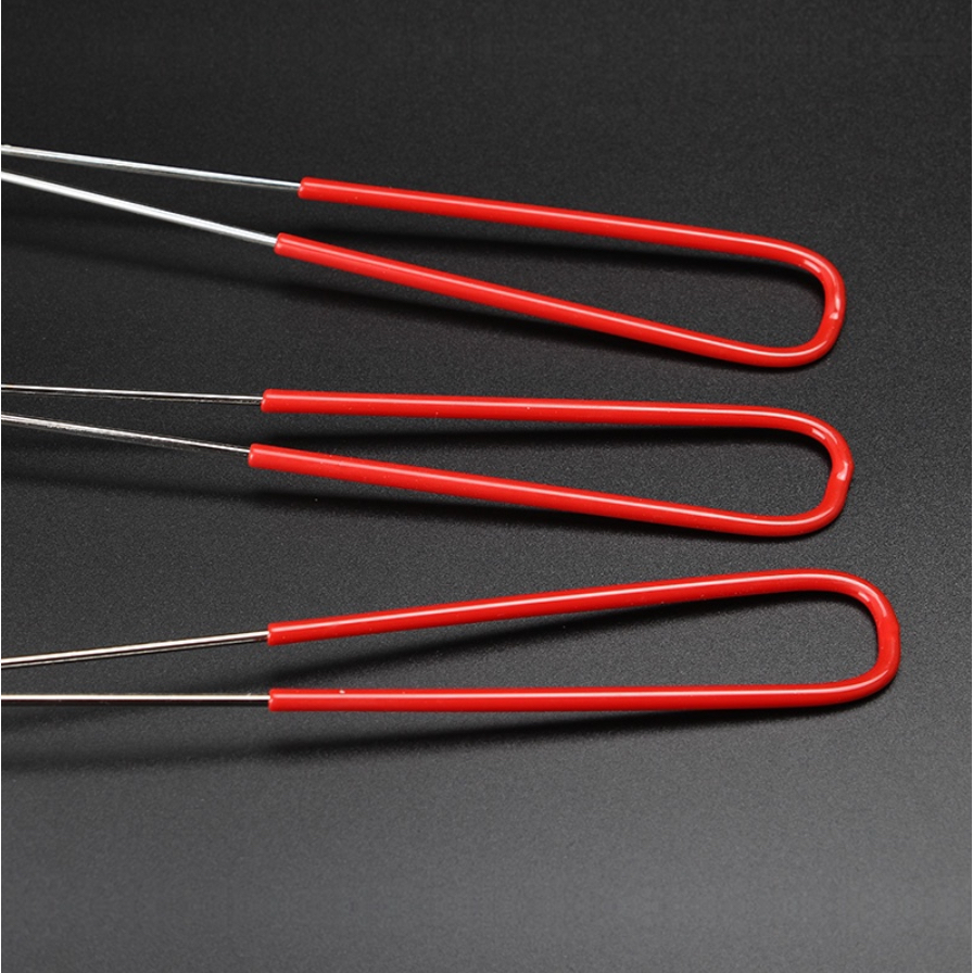 Vợt vớt trân châu, topping inox cán đỏ