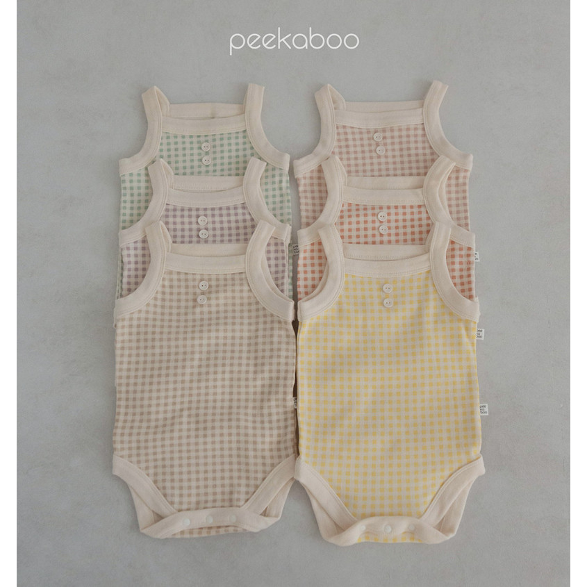Peekaboo - Bodysuit Hai Dây Caro
