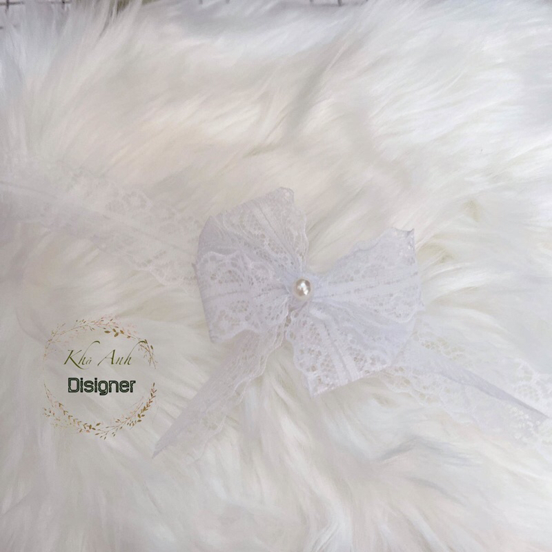 Sét giày len kèm nơ- giày sơ sinh- giày len handmade  cho bé tập đi, chụp hình