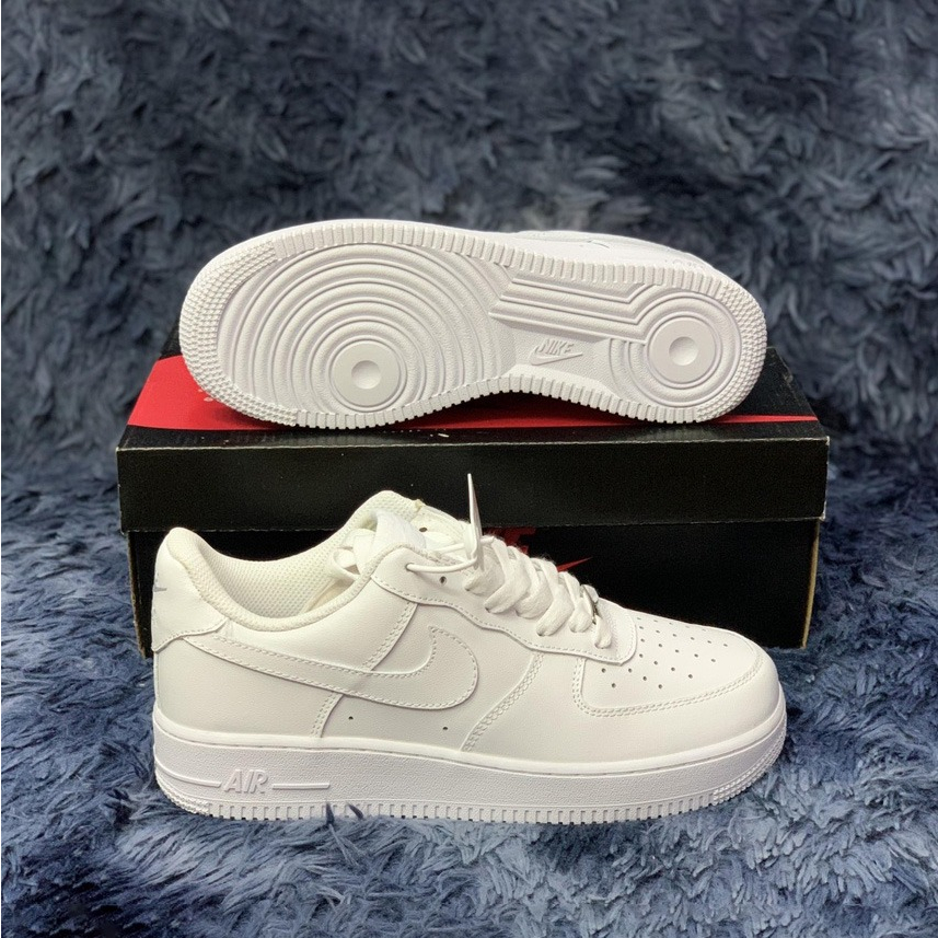 Giày _nike air force 1 AF1 trắng giày thể thao nam nữ trắng buộc dây full box bill G02