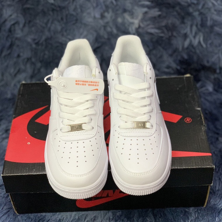 Giày _nike air force 1 AF1 trắng giày thể thao nam nữ trắng buộc dây full box bill G02
