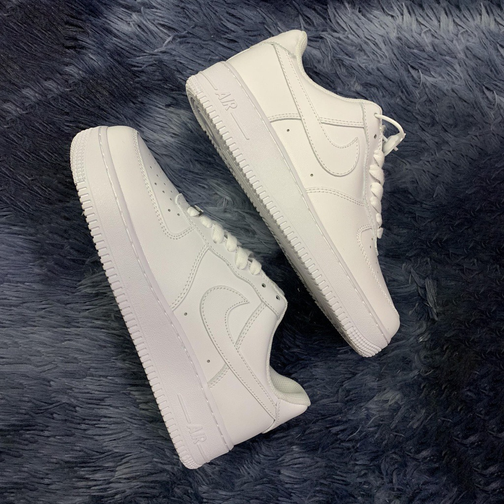 Giày _nike air force 1 AF1 trắng giày thể thao nam nữ trắng buộc dây full box bill G02