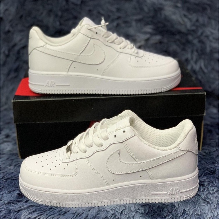 Giày _nike air force 1 AF1 trắng giày thể thao nam nữ trắng buộc dây full box bill G02