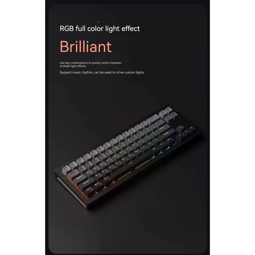 Bàn phím cơ Monsgeek M7W - 3 mode kết nối - full nhôm - led RGB - hotswap - mạch xuôi