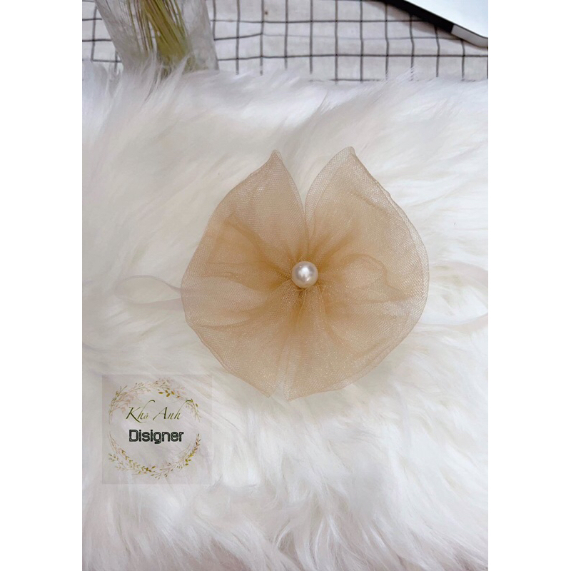 Sét giày len kèm nơ- giày sơ sinh- giày len handmade  cho bé tập đi, chụp hình