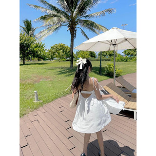 [RÁCH STORE] Đầm - 2 Dây Cột - Bo Khoét Lưng