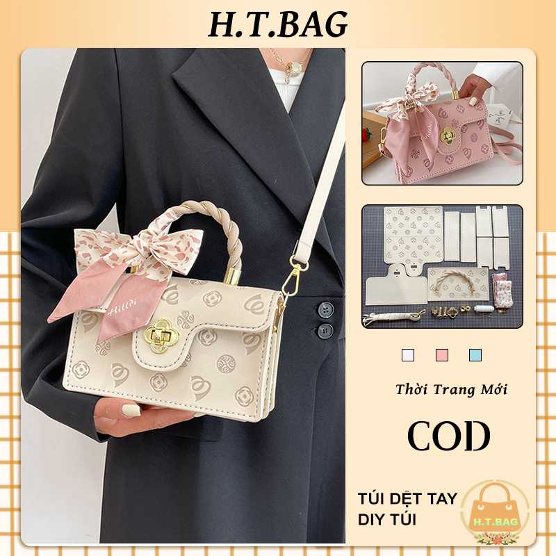 Túi đeo chéo Gói vật liệu túi dệt tay túi handmade tự đan Thủ Công Túi xách nữ Món quà sinh nhật