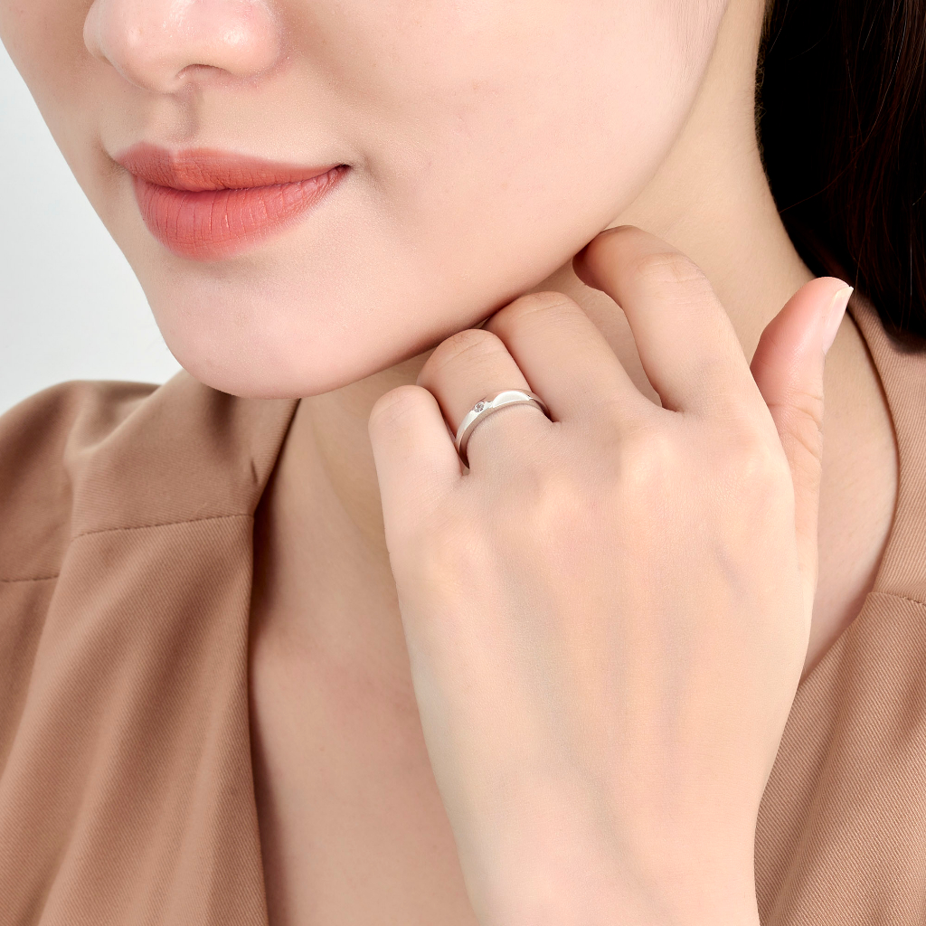 Nhẫn Bạc đính đá CZ PNJSilver XM00K000073